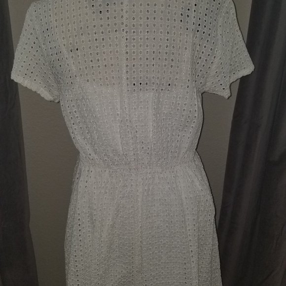 White Sailor Style Lined (tank dress) Dress - Picture 9 of 12